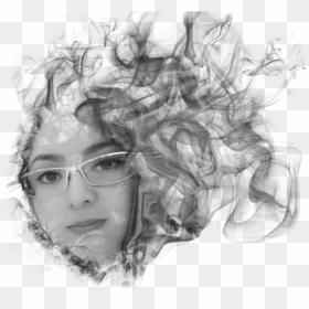 Ps Drawing Effect Frames Illustrations Hd Images Photo - Photoshop Smoke Effect Portrait, HD Png Download - png effect for photoshop
