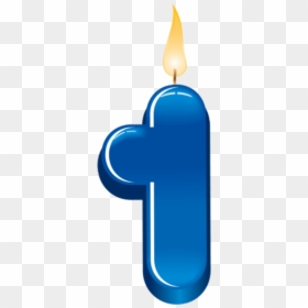 Birthday Candle Number 1 Png Image Free Download Searchpng - 1 Birthday Candle Png, Transparent Png - happy birthday candles png