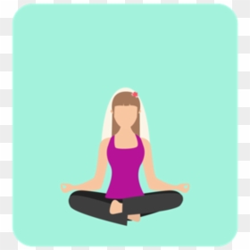Tips To Relax On Your Wedding Day With Yoga - Yoga Mat, HD Png Download - meditation clipart png