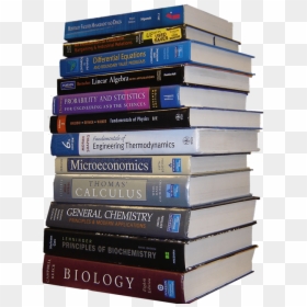 Stereotypically Queen"s Stack Of School Books Png - Stack Of College Books, Transparent Png - books image png