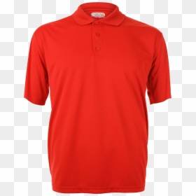 Red Blank Polo Shirt, HD Png Download - plain t shirts png