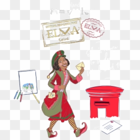 Elva Laplanduk, HD Png Download - christmas father clipart png