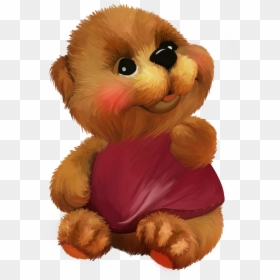 Transparent Bear - Teddy Bear Cute Cartoon, HD Png Download - cute teddy bear png