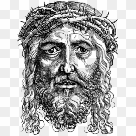 Christ - Albrecht Durer Woodcut Prints, HD Png Download - lord ganesha face png