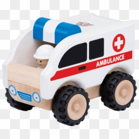 Wooden Ambulance Toy - Ww 4062, HD Png Download - ambulance clipart png