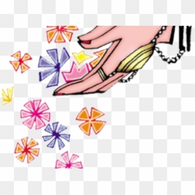 India Clipart Indian Welcome - Hand With Flower Clipart, HD Png Download - indian welcome png