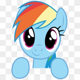 Transparent Rainbow Vector Png - My Little Pony Rainbow Dash Vector, Png Download - ponies png