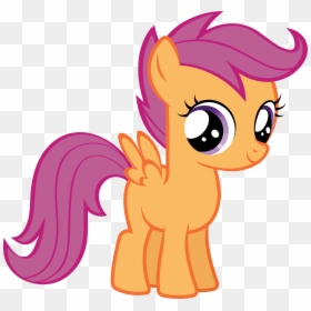 Cutie Mark Crusaders Scootaloo, HD Png Download - ponies png