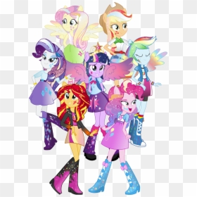 My Little Pony Equestria Girls Rainbow Magic, HD Png Download - ponies png