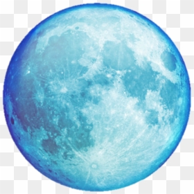 Earth Supermoon Full Moon Clip Art - Blue Moon In Png, Transparent Png - blue wolf png