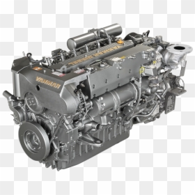 Diesel Engine Png Transparent - Yanmar 6ly2m Wdt, Png Download - diesel png