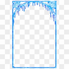 Icicle Clipart Icy - Picture Frame, HD Png Download - icy png