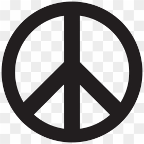 Peace Symbol Png - Peace Sign Clipart Black And White, Transparent Png - twitter symbols png