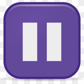Blue,square,purple - Purple Pause Icon Png, Transparent Png - copyright symbol png download