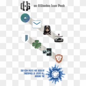 Distraction Free Icon Pack - Poster, HD Png Download - copyright symbol png download