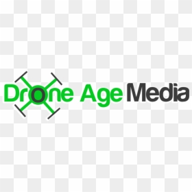 Drone Age Media Logo White, HD Png Download - green and white background design png