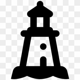White Lighthouse Icon, HD Png Download - white bell icon png