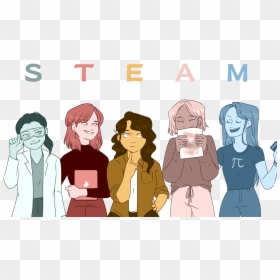 Cartoon, HD Png Download - girl text png