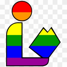 Gay Pride Rainbow Library Logo - Rainbow Library Logo, HD Png Download - rainbow logo png