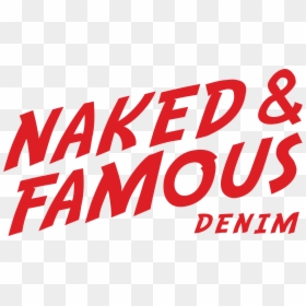 Naked And Famous Denim Logo, HD Png Download - famous png