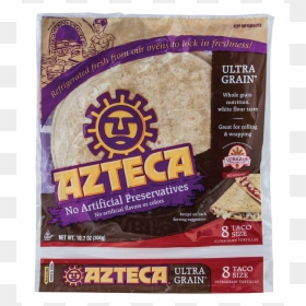 Ultragrain Taco - Azteca Whole Grain Tortilla, HD Png Download - azteca png