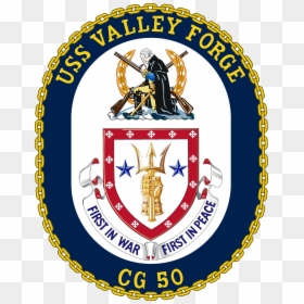 Uss Valley Forge Cg-50 Crest - Battle Of The Bunker Hill Symbol, HD Png Download - valley png