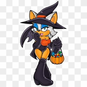 Sonic Heroes Sonic Forces Rouge The Bat Vertebrate - Rouge The Bat Halloween, HD Png Download - rouge the bat png
