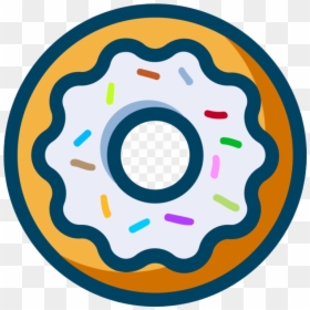 Sprinkles Donuts Frosting Icing Breakfast Confectionery - Doughnut, HD Png Download - rainbow sprinkles png