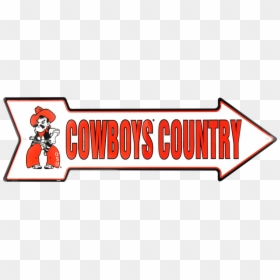 Oklahoma State Cowboys Country - Oval, HD Png Download - oklahoma state logo png