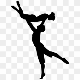 Dance Mission Dance Studio Ballet Dancer - Contemporary Dance Silhouette Png, Transparent Png - dirty dancing png