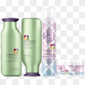 Transparent Hair Texture Png - Shampoo 250ml Pureology Clean Volume, Png Download - blonde beard png