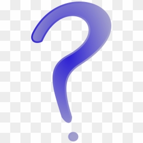 Interrogacion Signo Png Morado, Transparent Png - blue question mark png