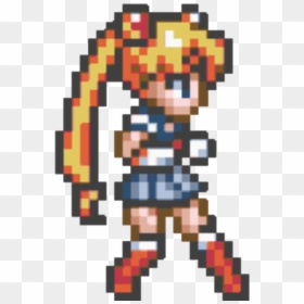 Anime Pixel Pixelart Serena Serenatsukino Tsukino Usagi - Sailor Moon Pixe Art, HD Png Download - usagi tsukino png