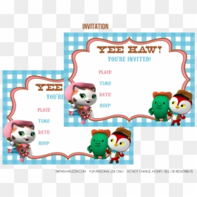 Large Size Of Sheriff Callie Birthday Invitations Free - Sheriff Callie's Wild West Tags, HD Png Download - sheriff callie png