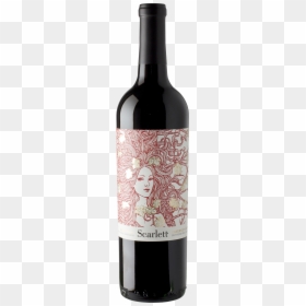 Wine Bottle, HD Png Download - scarlett bordeaux png