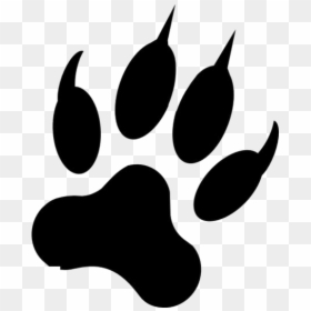 Transparent Wolf Paw Print Clipart, Wolf Paw Print - Wolf Paw Vector Png, Png Download - wolf print png