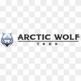 Arctic Wolf Tees - Black-and-white, HD Png Download - wolf print png