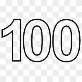 100 Number Png Image - Circle, Transparent Png - +100 png