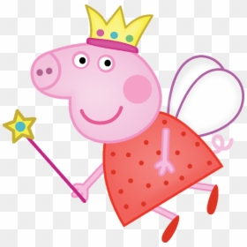 Peppa Pig Birthday Png, Transparent Png - peppa pig fairy png