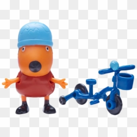 Freddy Fox & Bike 2” Action Figure - Peppa Pig Figure And Accessory Pack, HD Png Download - peppa pig fairy png