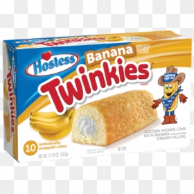 Hostess Banana Twinkies - Graham Bread, HD Png Download - twinkies png