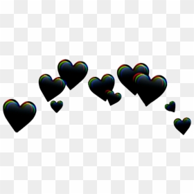 #black #colorful #glitch #vhs #vhstape #glitcheffect - Black Hearts Transparent Background, HD Png Download - vhs glitch png