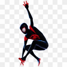 Spiderman Into The Spiderverse Png - Spider Man Into The Spider Verse Miles Morales Png, Transparent Png - spiderman eyes png