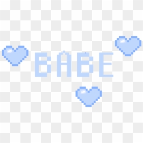 Png Babe Hearts Blue Love Cute Kawaii Tumblr - Heart, Transparent Png - tumblr pics png