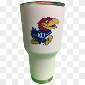 Ku White Jayhawks Tumbler - Kansas Jayhawks, HD Png Download - jayhawk png