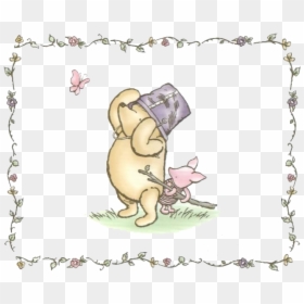 Winnie The Pooh Png -border Classic Winnie The Pooh - Classic Pooh And Piglet, Transparent Png - classic winnie the pooh png