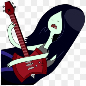 Marceline The Vampire Queen Playing Guitar, HD Png Download - marceline png