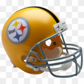 Pittsburgh Steelers Vsr4 Replica Throwback Helmet - Jets Football Helmet, HD Png Download - steelers helmet png