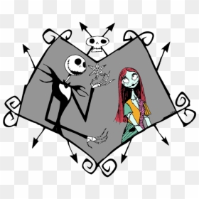 Transparent Jack And Sally Clipart - Nightmare Before Christmas Gift Card, HD Png Download - nightmare before christmas sally png
