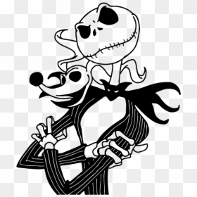 Clip Art Jack Skellington Clipart - Nightmare Before Christmas Jack And Zero, HD Png Download - nightmare before christmas sally png